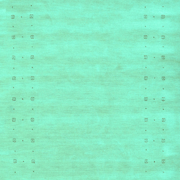 Machine Washable Solid Turquoise Modern Area Rugs, wshcon2650turq