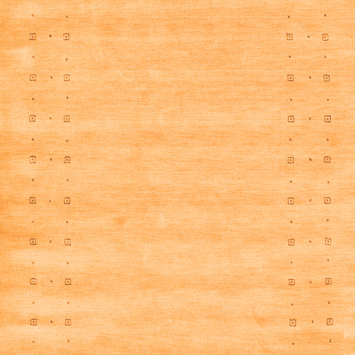 Serging Thickness of Machine Washable Solid Orange Modern Area Rugs, wshcon2650org