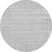 Square Solid Gray Modern Rug, con2650gry