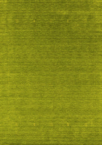 Abstract Yellow Contemporary Rug, con2651yw