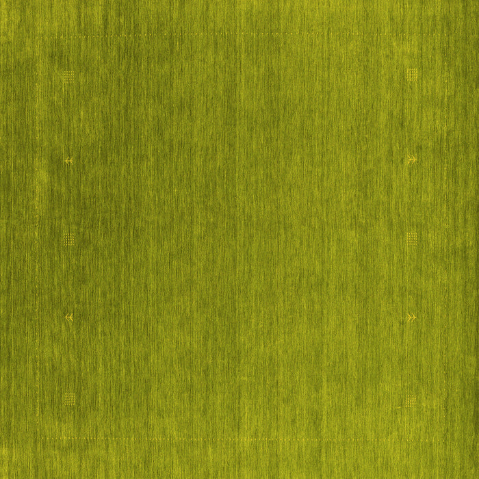 Square Machine Washable Abstract Yellow Contemporary Rug, wshcon2651yw