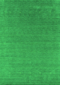 Abstract Green Contemporary Rug, con2651grn