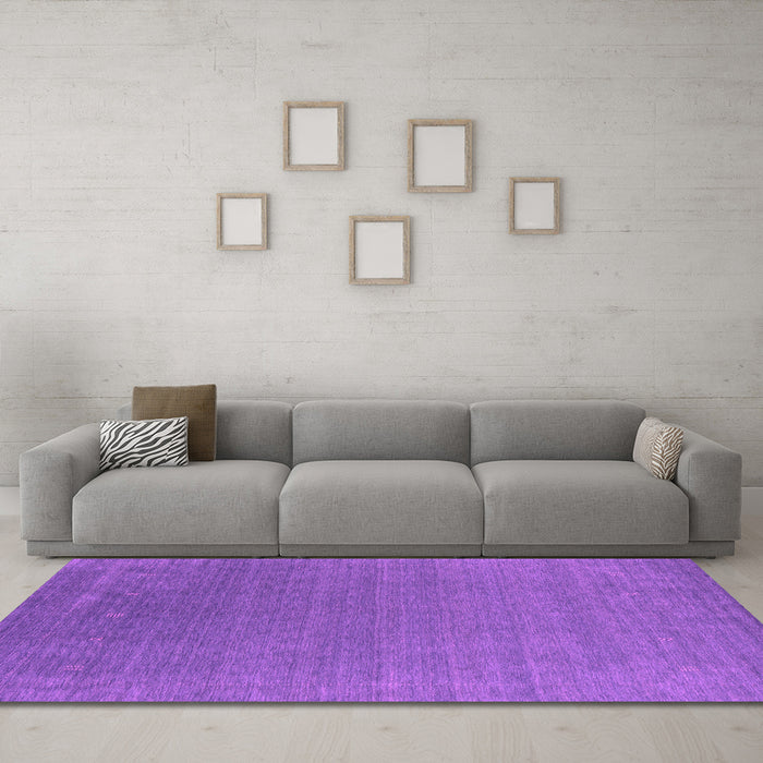Machine Washable Abstract Pink Contemporary Rug in a Living Room, wshcon2651pnk