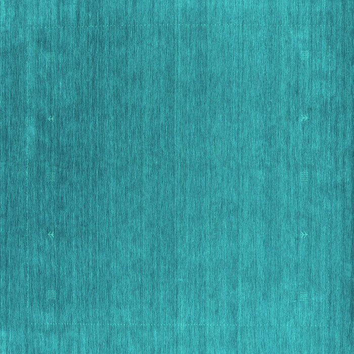 Square Machine Washable Abstract Turquoise Contemporary Area Rugs, wshcon2651turq