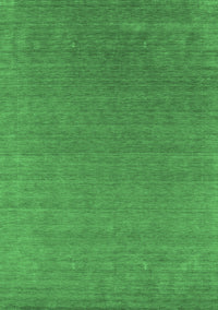 Abstract Emerald Green Contemporary Rug, con2651emgrn