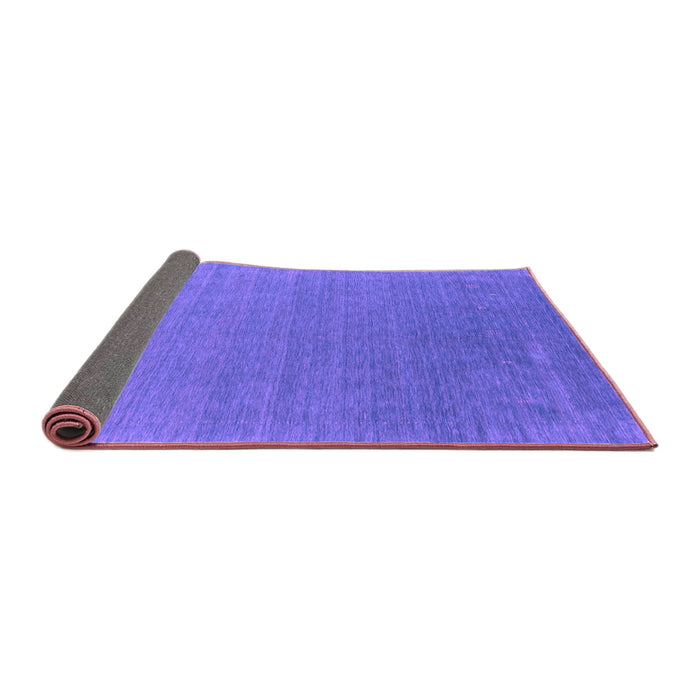 Sideview of Abstract Purple Contemporary Rug, con2651pur
