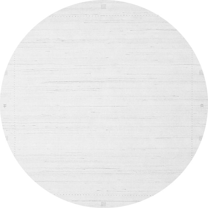 Square Solid Gray Modern Rug, con2652gry