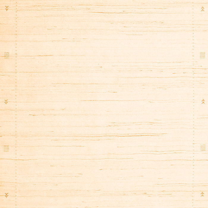 Solid Orange Modern Rug, con2652org