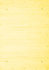 Solid Yellow Modern Rug, con2652yw