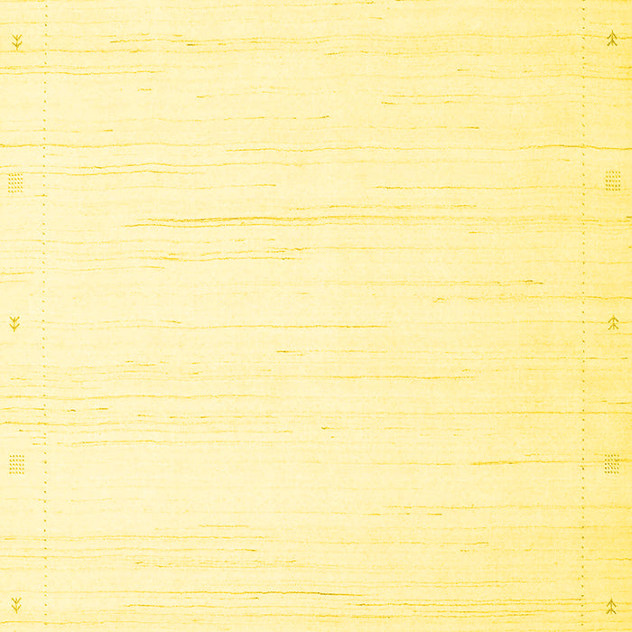 Solid Yellow Modern Rug, con2652yw