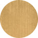 Round Machine Washable Abstract Brown Contemporary Rug, wshcon2653brn