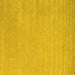 Square Machine Washable Abstract Yellow Contemporary Rug, wshcon2653yw