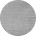 Square Abstract Gray Contemporary Rug, con2653gry