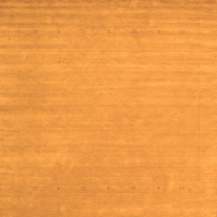 Serging Thickness of Abstract Orange Contemporary Rug, con2653org