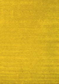 Abstract Yellow Contemporary Rug, con2653yw