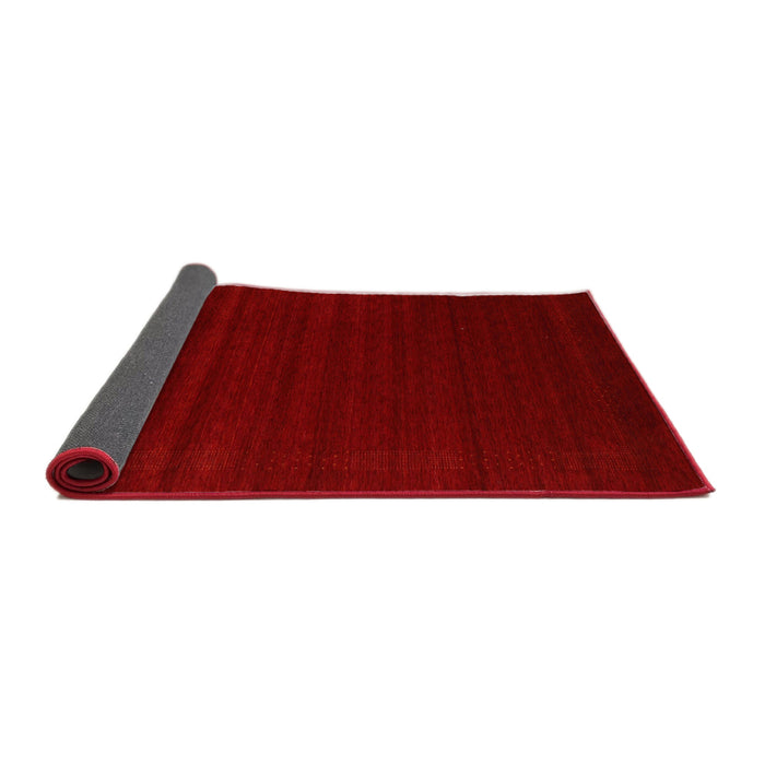 Thickness of Contemporary Red Modern Rug, con2654