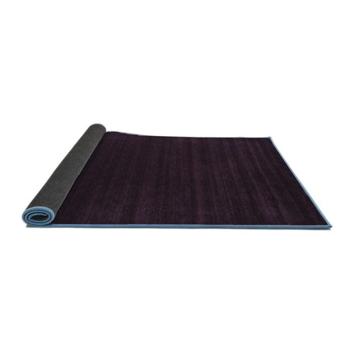 Sideview of Abstract Blue Contemporary Rug, con2654blu