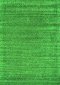 Abstract Green Contemporary Rug, con2655grn