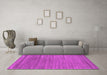 Machine Washable Abstract Pink Contemporary Rug in a Living Room, wshcon2655pnk