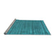 Sideview of Machine Washable Abstract Light Blue Contemporary Rug, wshcon2655lblu