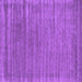 Square Abstract Purple Contemporary Rug, con2655pur