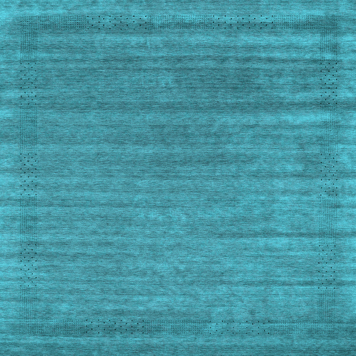 Square Abstract Light Blue Contemporary Rug, con2655lblu