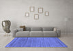 Machine Washable Abstract Blue Contemporary Rug in a Living Room, wshcon2655blu