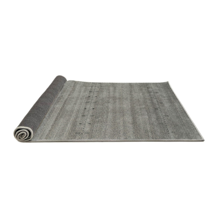 Thickness of Contemporary Gunmetal Gray Modern Rug, con2656