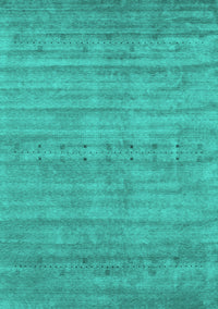 Abstract Turquoise Contemporary Rug, con2656turq