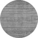 Machine Washable Abstract Gray Contemporary Rug, wshcon2656gry