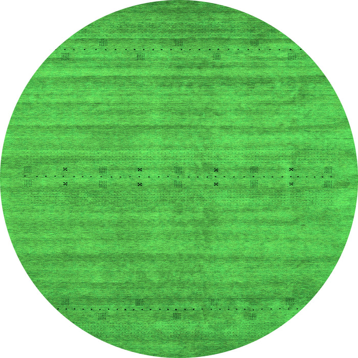 Machine Washable Abstract Green Contemporary Area Rugs, wshcon2656grn