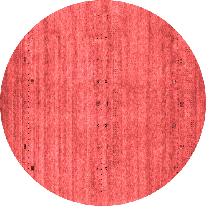 Machine Washable Abstract Red Contemporary Rug, wshcon2656red