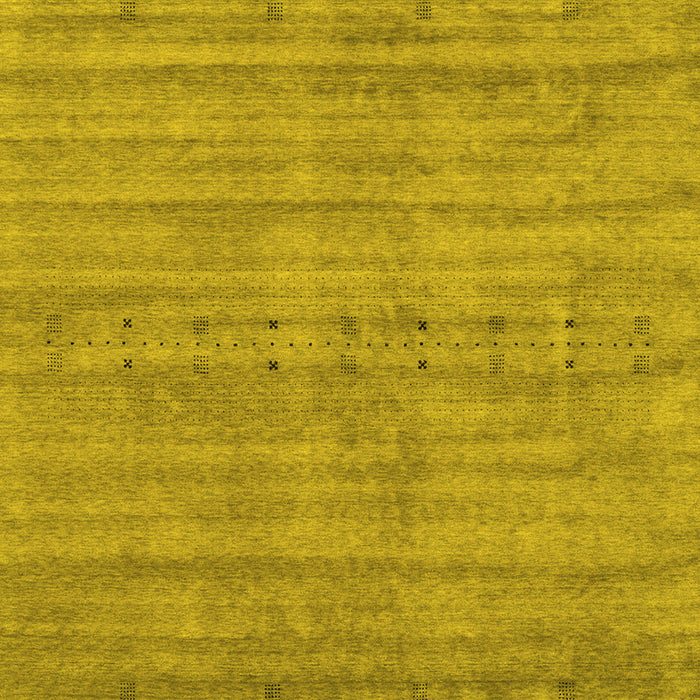 Abstract Yellow Contemporary Rug, con2656yw