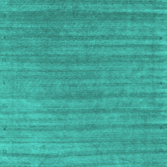 Machine Washable Abstract Turquoise Contemporary Area Rugs, wshcon2657turq