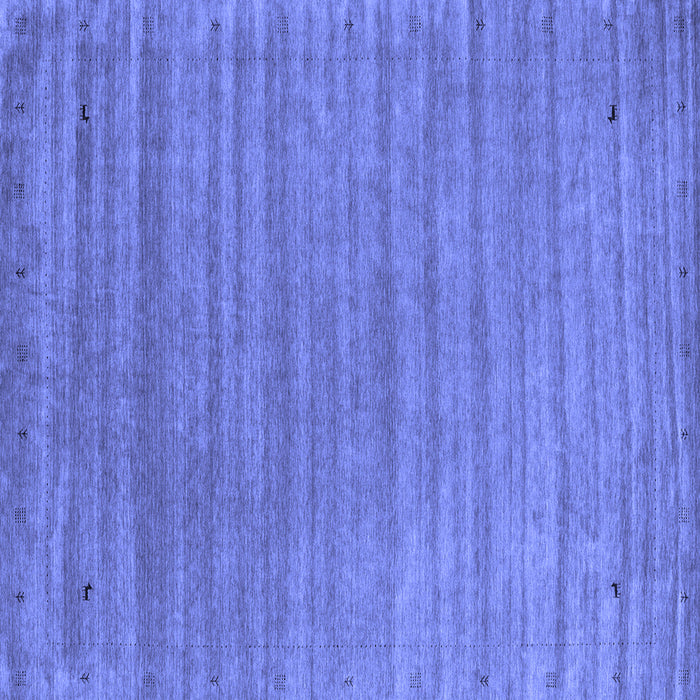 Square Machine Washable Abstract Blue Contemporary Rug, wshcon2657blu