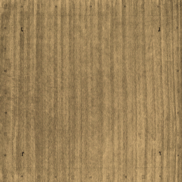 Square Abstract Brown Contemporary Rug, con2657brn