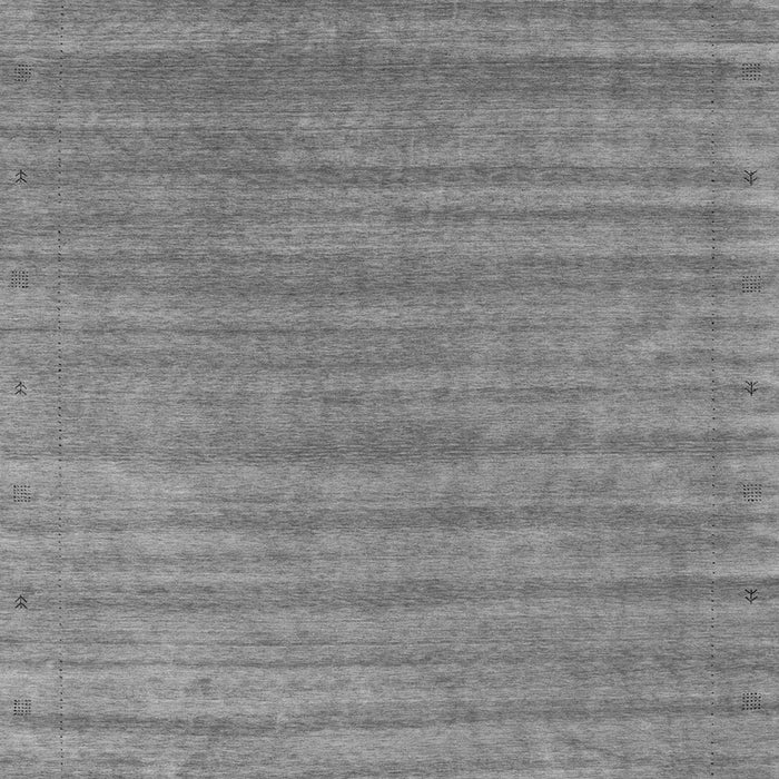 Serging Thickness of Machine Washable Abstract Gray Contemporary Rug, wshcon2657gry