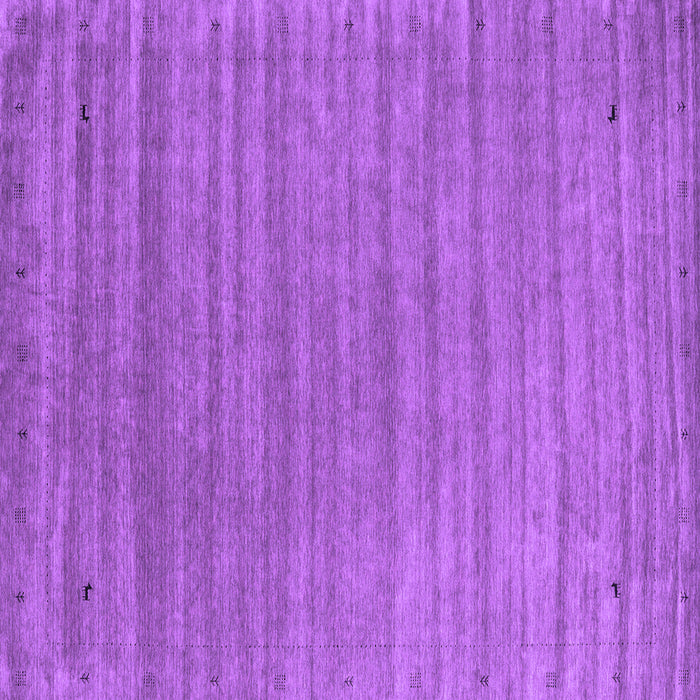 Square Machine Washable Abstract Purple Contemporary Area Rugs, wshcon2657pur