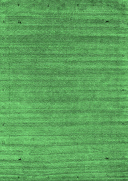 Abstract Emerald Green Contemporary Rug, con2657emgrn