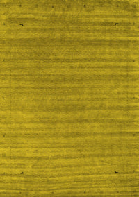 Abstract Yellow Contemporary Rug, con2657yw