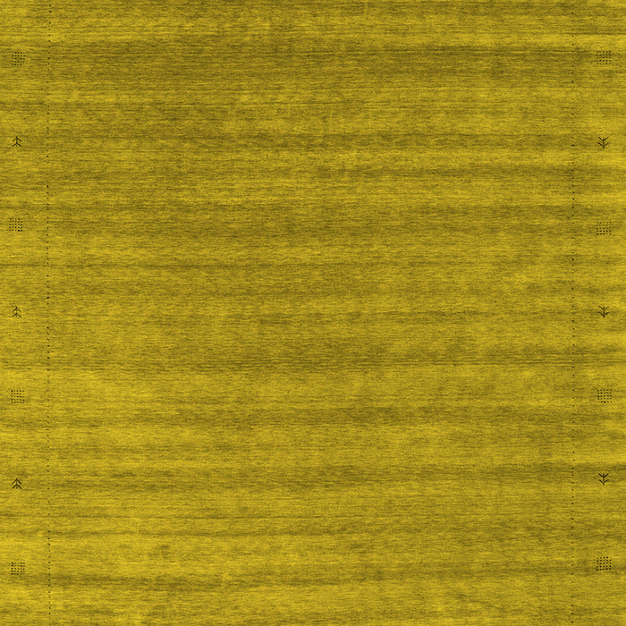 Abstract Yellow Contemporary Rug, con2657yw