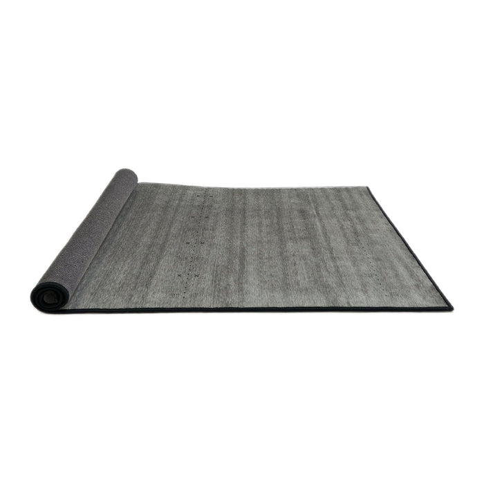 Thickness of Contemporary Gunmetal Gray Modern Rug, con2658