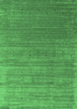 Abstract Emerald Green Contemporary Rug, con2658emgrn