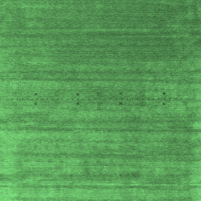 Abstract Emerald Green Contemporary Rug, con2658emgrn