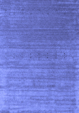 Abstract Blue Contemporary Rug, con2658blu