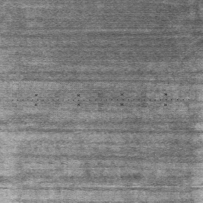 Serging Thickness of Machine Washable Abstract Gray Contemporary Rug, wshcon2658gry