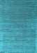 Machine Washable Abstract Light Blue Contemporary Rug, wshcon2658lblu