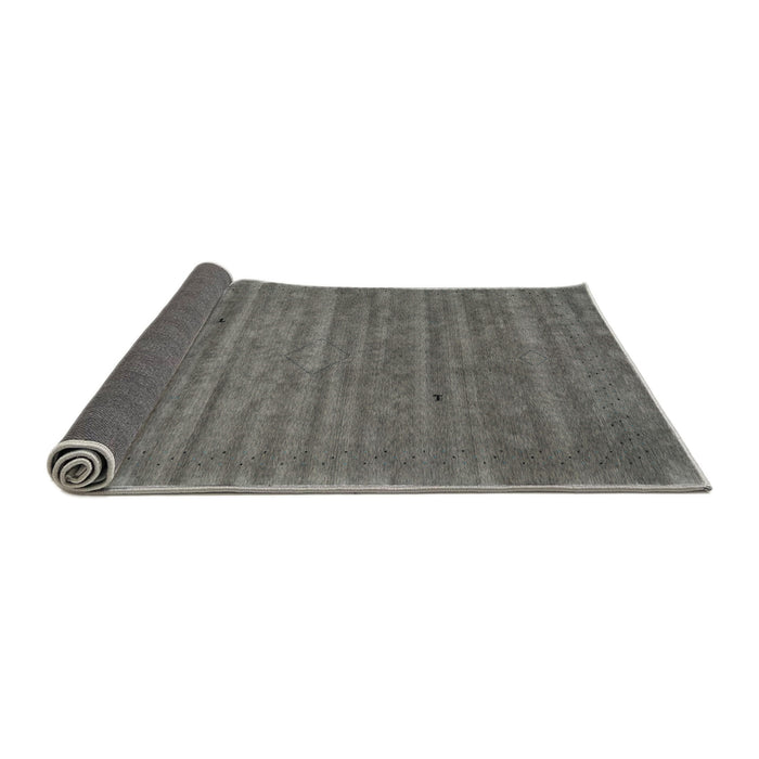 Thickness of Contemporary Carbon Gray Modern Rug, con2659