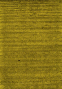 Abstract Yellow Contemporary Rug, con2659yw