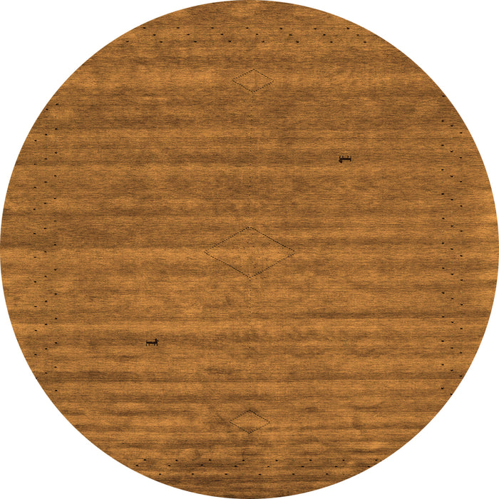 Square Abstract Orange Contemporary Rug, con2659org